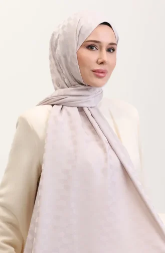 Koza Jacquard Sjaal 90187-04 Donkerbeige 90187-04