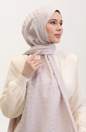 Koza Jacquard Sjaal 90187-04 Donkerbeige 90187-04