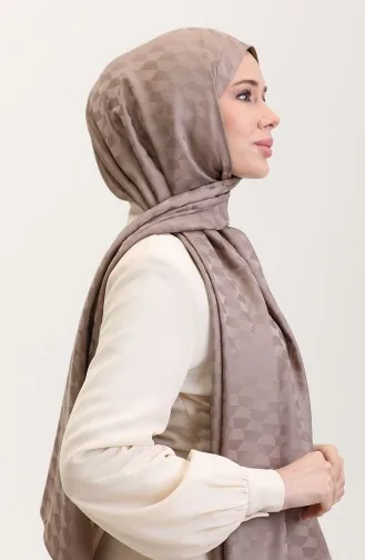 Châle Koza Jacquard 90187-08 Vison 90187-08