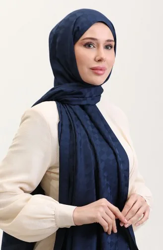 شال كوزا جاكار 90187-09 أزرق داكن 90187-09