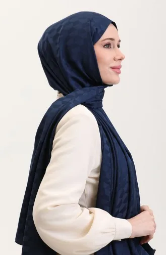 شال كوزا جاكار 90187-09 أزرق داكن 90187-09