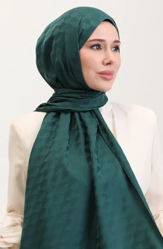 Koza Jacquard Schal 90187-15 Smaragdgrün 90187-15