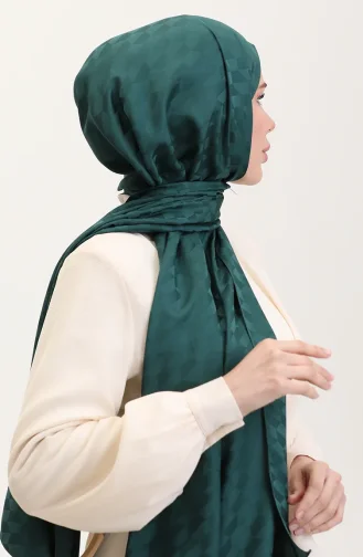 Koza Jacquard Schal 90187-15 Smaragdgrün 90187-15