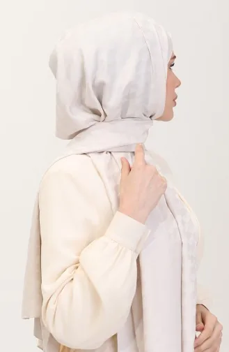 شال كوزا جاكار 90187-17 لون عظمي 90187-17