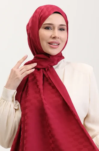 Koza Jacquard Schal 90187-18 Weinrot 90187-18