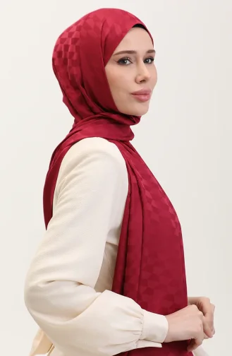 Koza Jacquard Schal 90187-18 Weinrot 90187-18