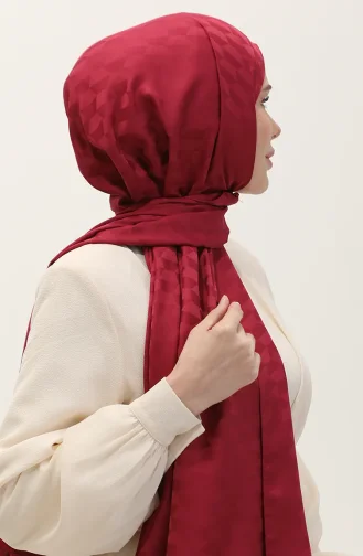 Koza Jacquard Schal 90187-18 Weinrot 90187-18