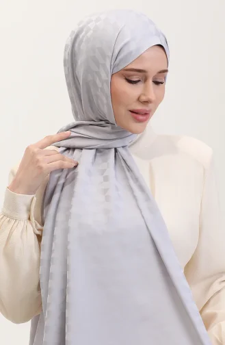 Koza Jacquard Schal 90187-20 Silbergrau 90187-20