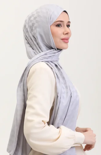 Koza Jacquard Schal 90187-20 Silbergrau 90187-20