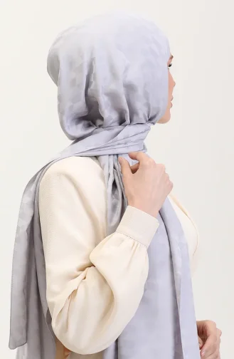 Koza Jacquard Schal 90187-20 Silbergrau 90187-20