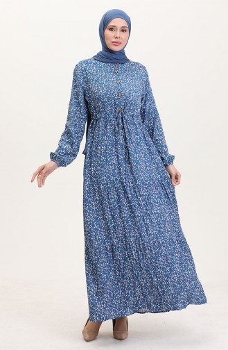 Robe Hijab Indigo 0037-03