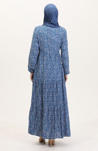 Robe Hijab Indigo 0037-03