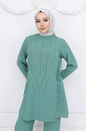 Green Almond Suit 6123-02