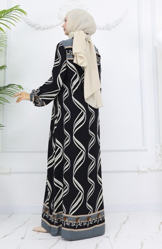 Black Hijab Dress 0031-01