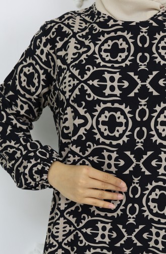 Robe Hijab Noir 0036-02
