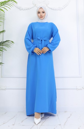 Blau Hijab Kleider 2002-05