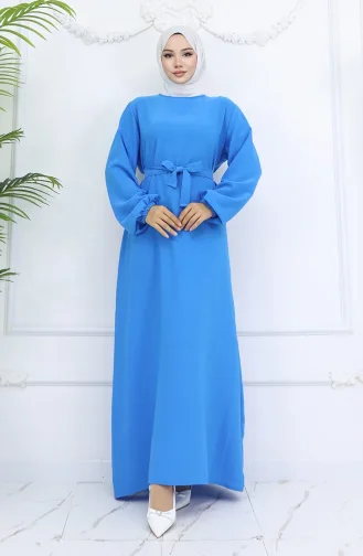 Aerobin Fabric Elastic Sleeve Dress 2002-05 Blue 2002-05