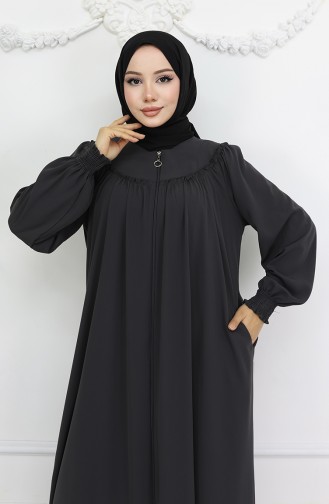 Anthracite Abaya 6182-03