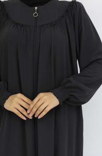 Anthracite Abaya 6182-03