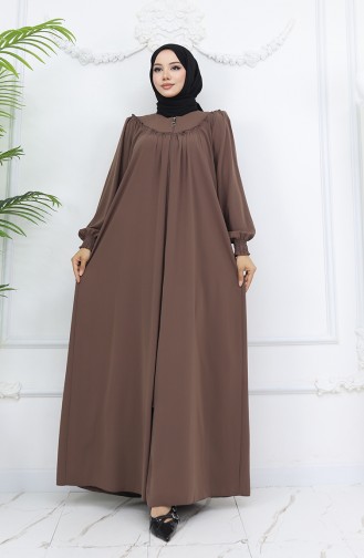 Brown Abaya 6182-04