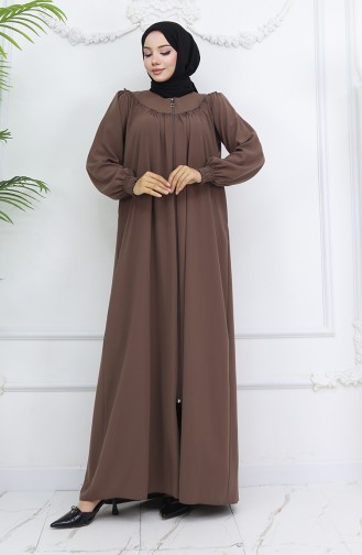 Brown Abaya 6182-04