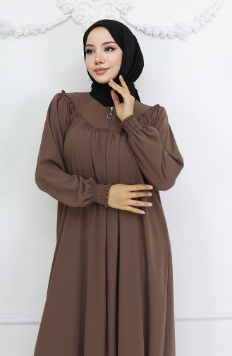 Brown Abaya 6182-04