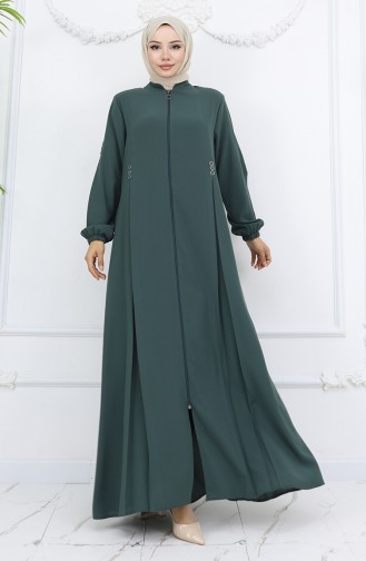Green Almond Abaya 6203-05