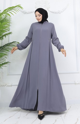 Gray Abaya 6203-06