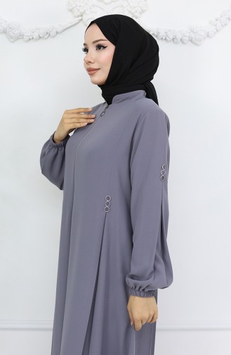Gray Abaya 6203-06