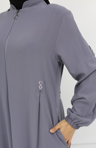 Gray Abaya 6203-06