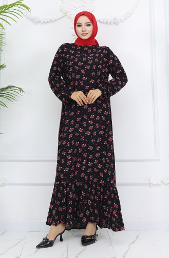Robe Hijab Noir 0035-02