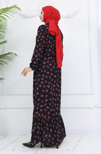 Robe Hijab Noir 0035-02