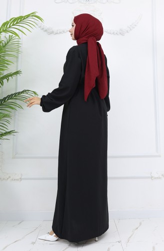 Schwarz Hijab Kleider 2002-03