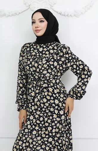 Viscose Fabric Ruffle Dress 2003-04 Black 2003-04