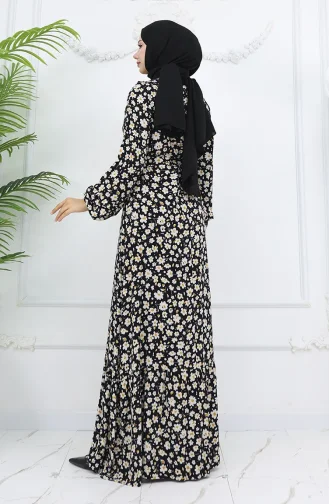 Viscose Fabric Ruffle Dress 2003-04 Black 2003-04