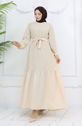 Beige İslamitische Jurk 2007-04