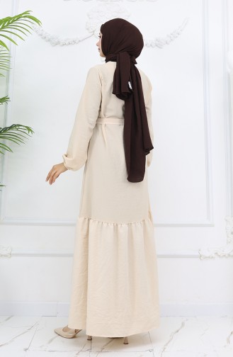 Beige İslamitische Jurk 2007-04
