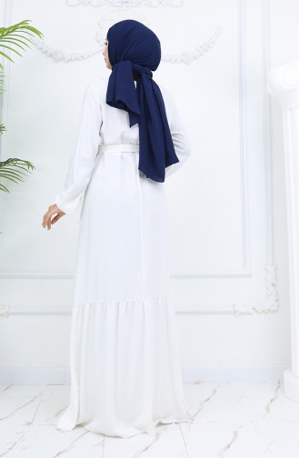 White İslamitische Jurk 2013-05