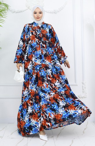 Saxon blue İslamitische Jurk 2021-01
