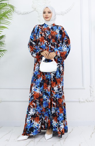 Saxon blue İslamitische Jurk 2021-01