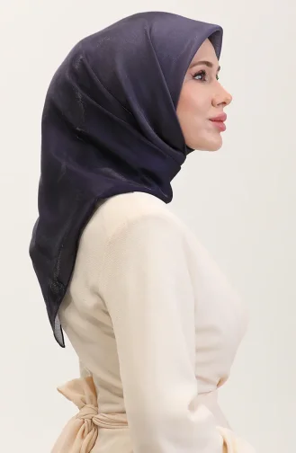 Kehribar Eşarp 70273-05 Lacivert