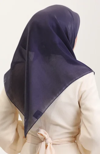 Kehribar Eşarp 70273-05 Lacivert