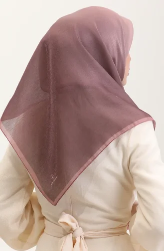 Kehribar Eşarp 70273-08 Koyu Kahverengi