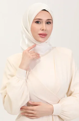 Kehribar Eşarp 70273-11 Krem