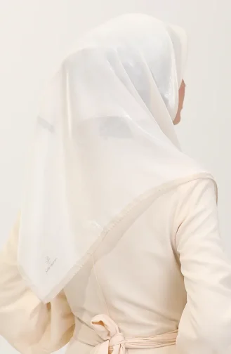 Kehribar Eşarp 70273-11 Krem