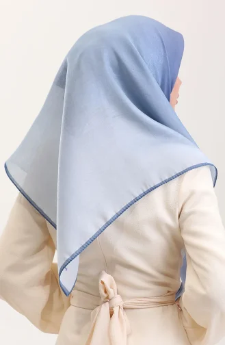 Kehribar Eşarp 70273-17 İndigo