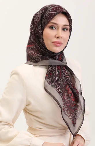 Kehribar Eşarp 70290-01 Bordo Vizon