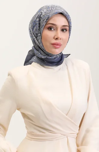 Kehribar Eşarp 70290-07 Kot Mavi