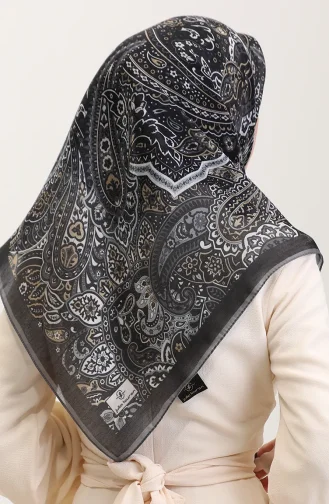 Kehribar Eşarp 70290-08 Antrasit