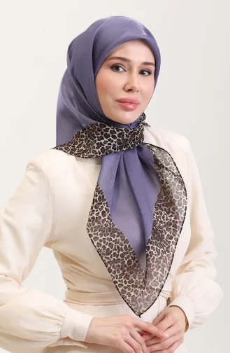 Etnik Kehribar Eşarp 70292-08 Lila